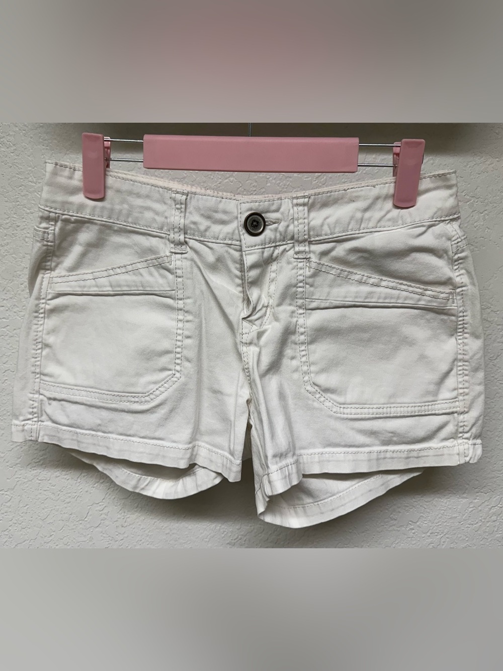 Unionbay Juniors White Delaney Shorts